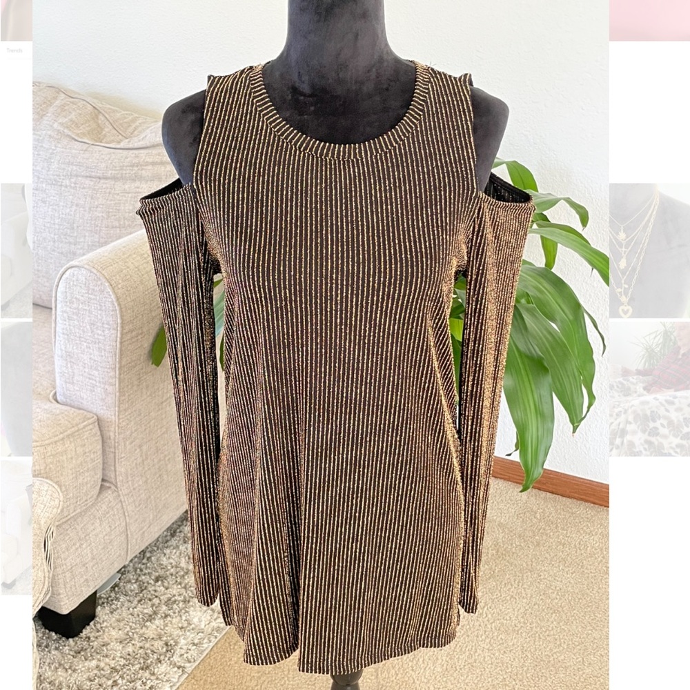 Michael Kors Black & Gold Dress.